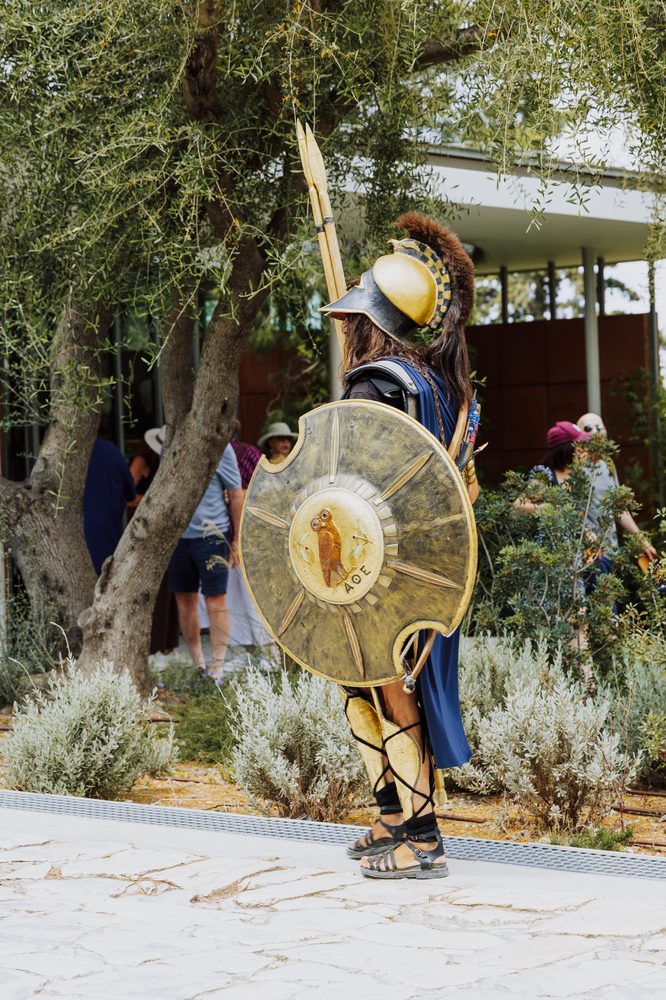 Spartan warrior bust