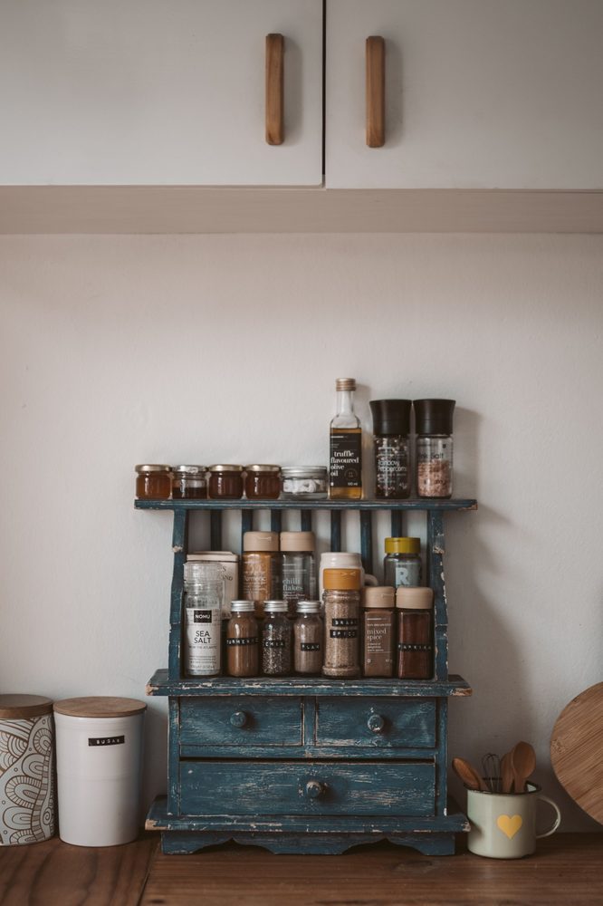 Rotating spice rack